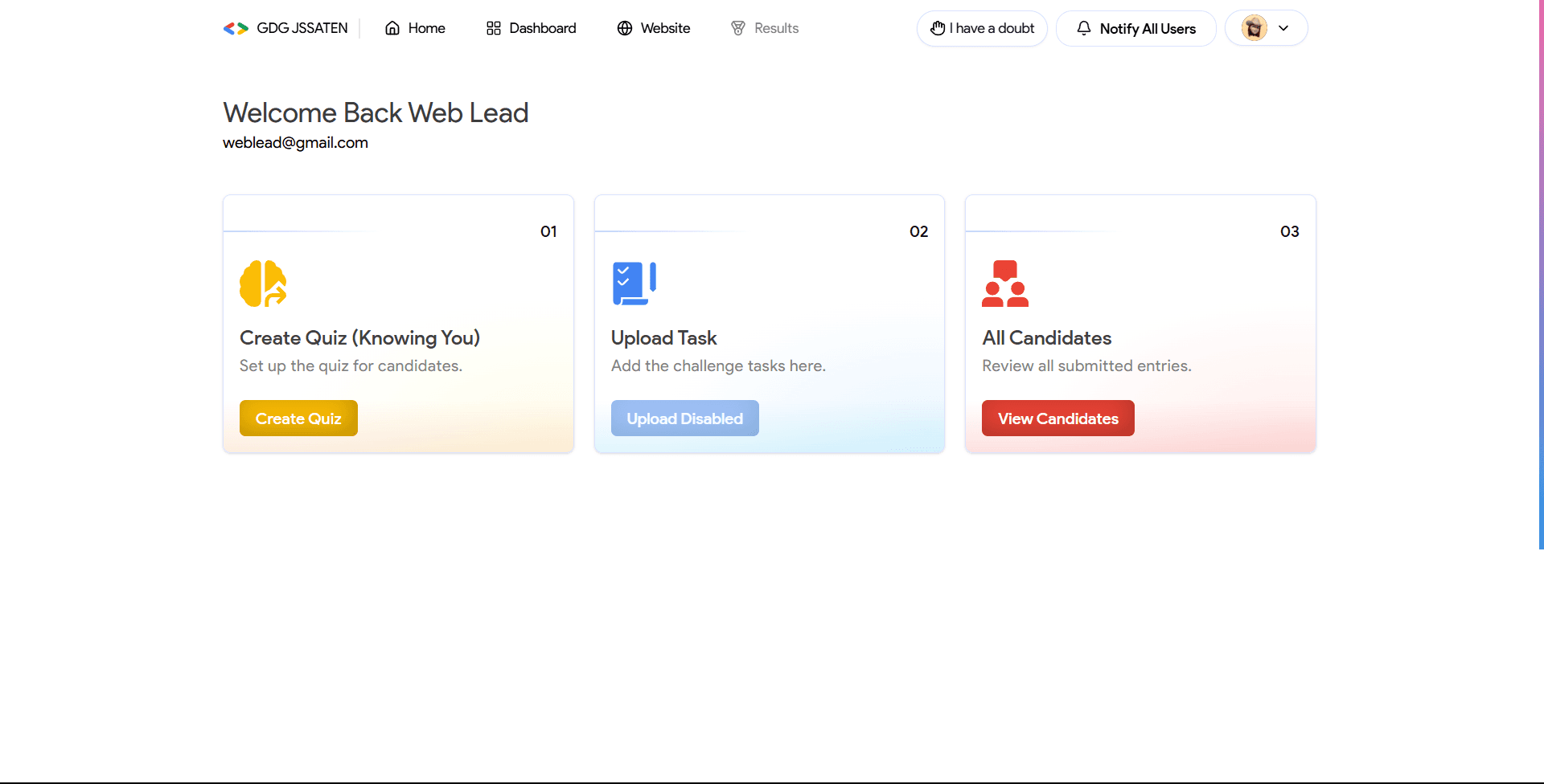 Recruitment Platform Admin Dashboard