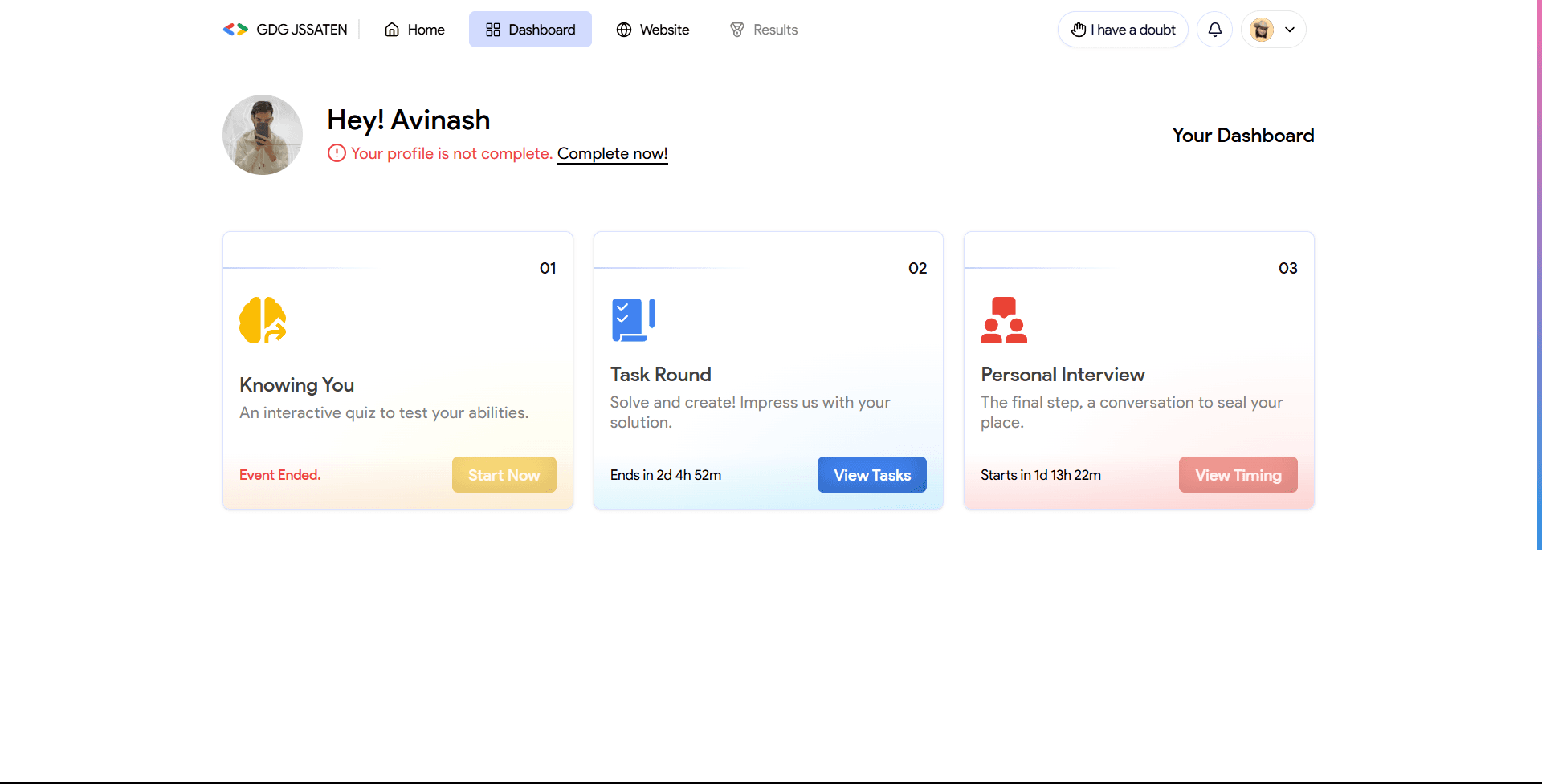 Recruitment Platform Dashboard