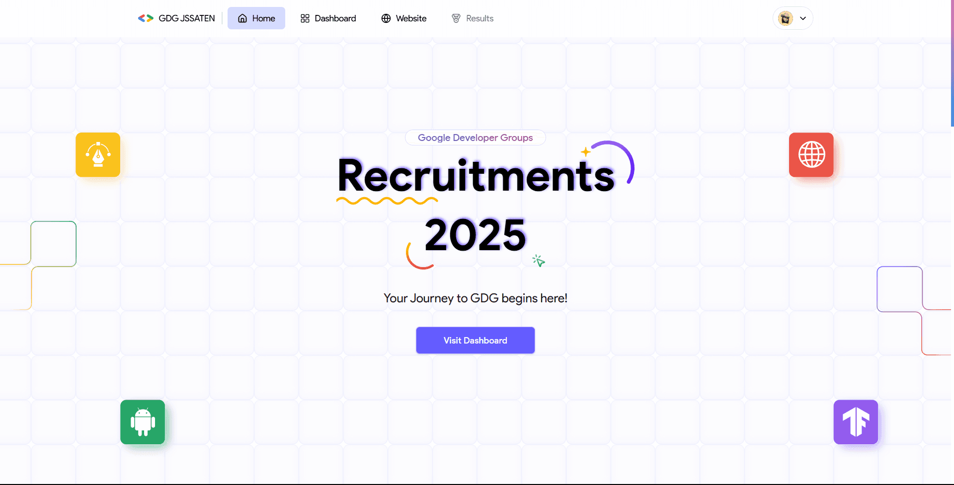 Recruitment Platform Home Page